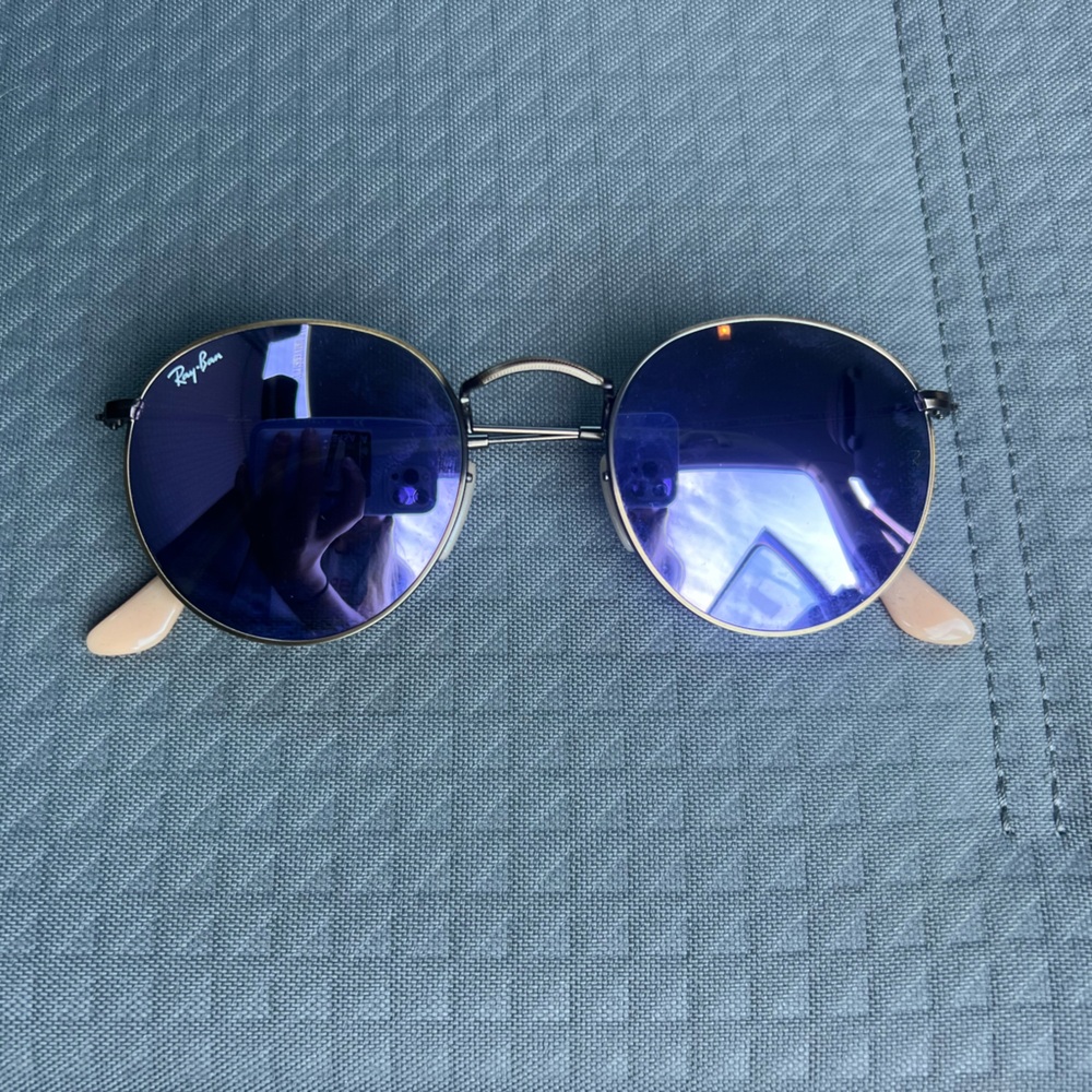 Ray-Ban sunglasses, purple lens